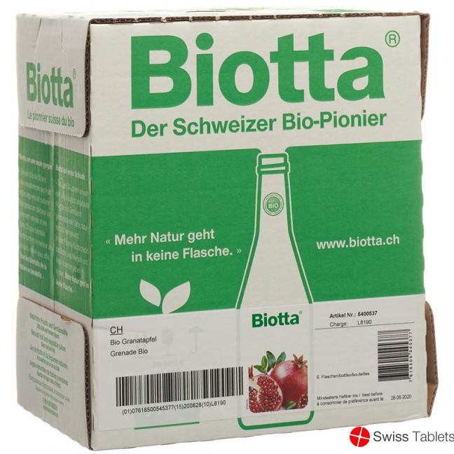 Biotta Bio Granatapfel 5dl buy online