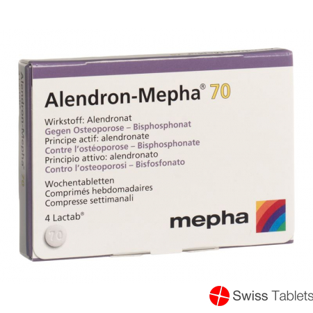 Alendron Mepha 70 Lactabs 70mg 4 Stück buy online