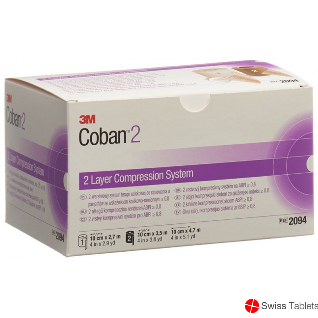 3M Coban2 2-lagen Kompressions-System 1 Set buy online 3M Coban2 2-lagen Kompressions-System 1 Set buy online