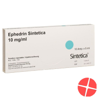 Ephedrin Sintetica Injektionslösung 50mg/5ml 10 Ampullen 5ml