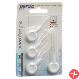 Paro Flexi Grip 1.7mm xxxx-Fine Weiss 4 Stück