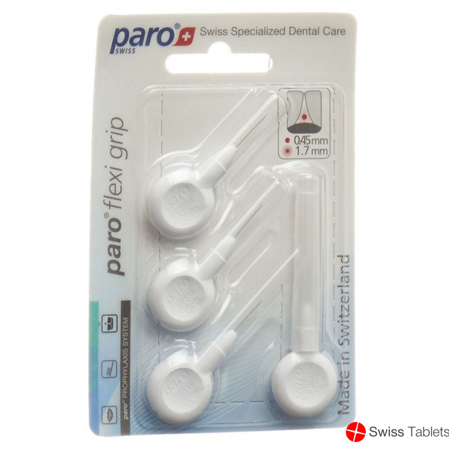 Paro Flexi Grip 1.7mm xxxx-Fine Weiss 4 Stück buy online