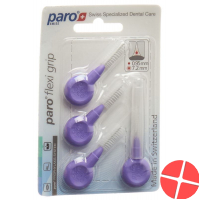 Paro Flexi Grip 8 mm medium-coarse violet 4 pieces