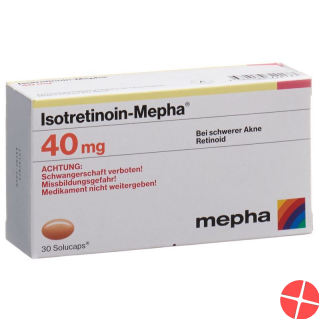 Isotretinoin Mepha Solucaps 40mg 30 Stück