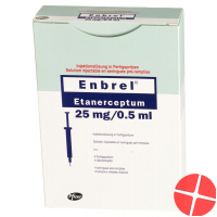 Enbrel Injektionslösung 25mg/0.5ml 4 Fertigspritzen 0.5ml