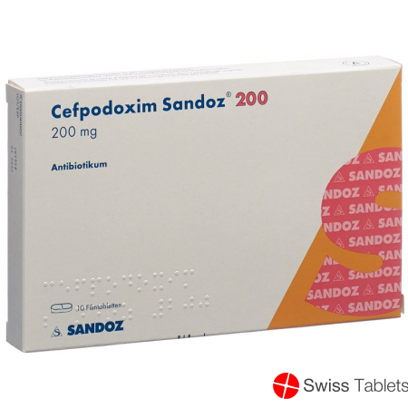Cefpodoxim Sandoz Filmtabletten 200mg 10 Stück buy online