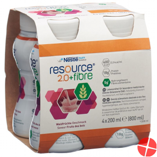 Resource 2.0 Fibre Drink Sommerfrüchte 4x 200ml