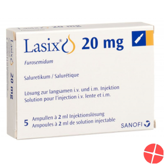 Lasix Injektionslösung 20mg/2ml 5 Ampullen 2ml
