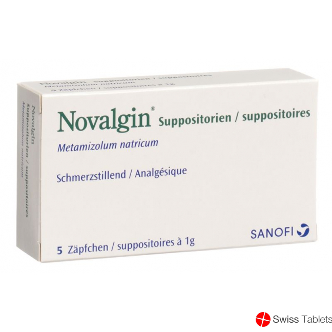 Novalgin Zäpfchen 1g Erwachsene 5 Stück buy online