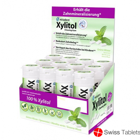 Miradent Xylitol Zahnpflege Kaugummi Spea 12x 30 Stück buy online