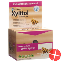 Miradent Xylitol Zahnpflege Kaugummi Zimt 12x 30 Stück