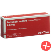 Felodipin Retard Zentiva 2.5mg 30 Stück