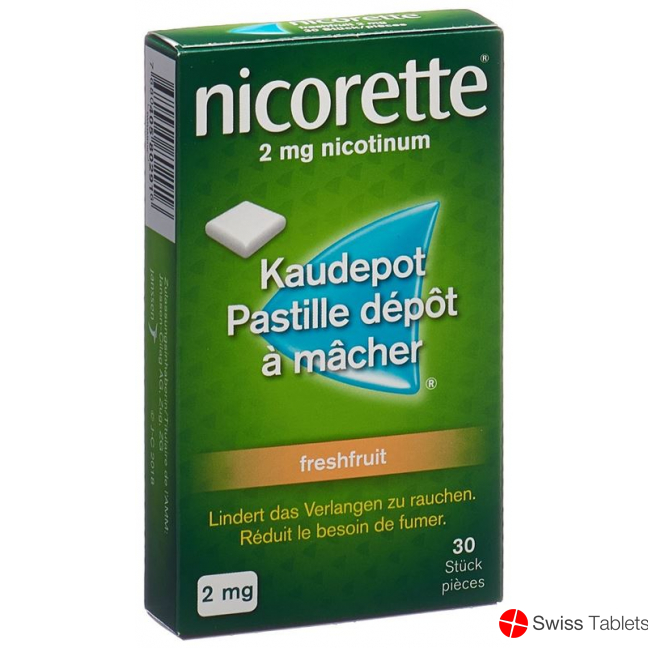 Nicorette Freshfruit 2mg 30 Kaugummi buy online
