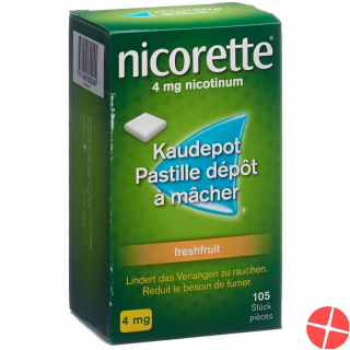 Nicorette Freshfruit 4mg 105 Kaugummi