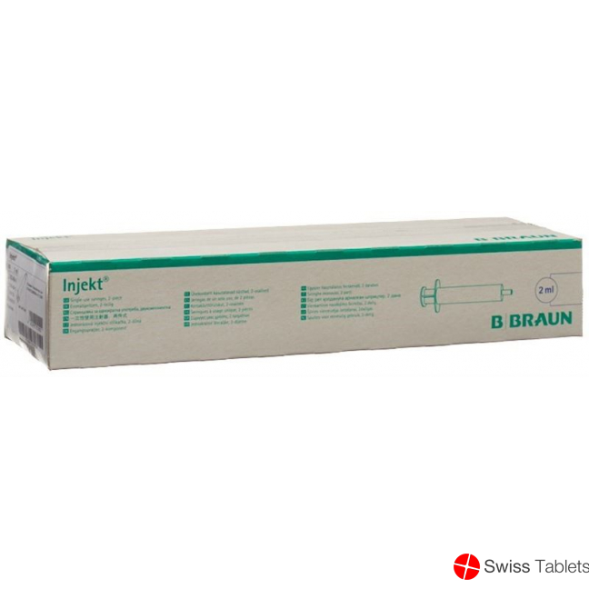 Braun Injektionsspritze 2ml Luer-Lock 100 Stück buy online