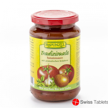 Rapunzel Tomatensauce Tradizionale Glas 340g buy online