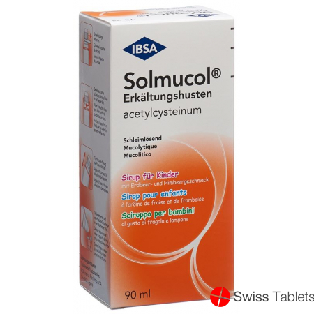 Solmucol Erkältungshusten Sirup 100mg/5ml 90ml buy online
