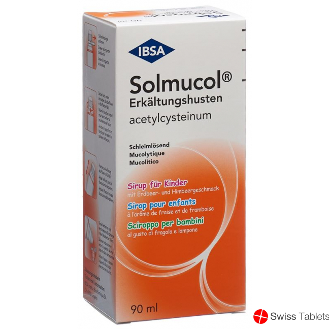 Solmucol Erkältungshusten Sirup 100mg/5ml 90ml buy online
