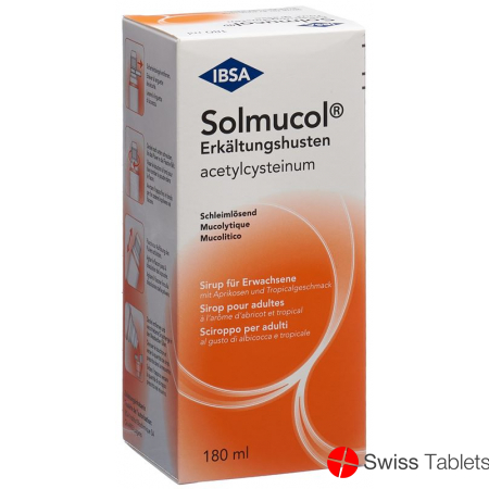 Solmucol Sirup für Erwachsene 180ml buy online