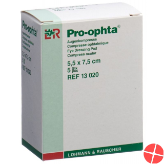 Pro Ophta Augenkomp 5.5x7.5cm Ungeschweisst 5 Stück