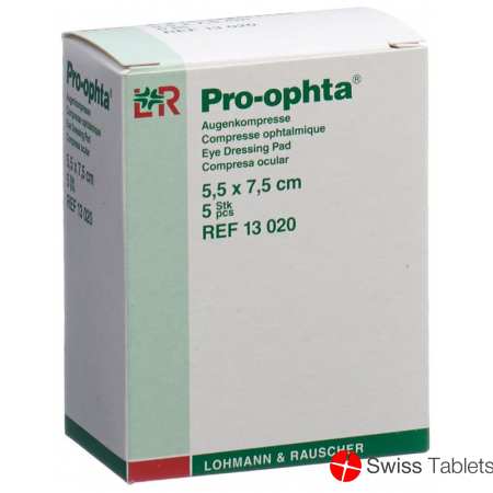 Pro Ophta Augenkomp 5.5x7.5cm Ungeschweisst 5 Stück buy online