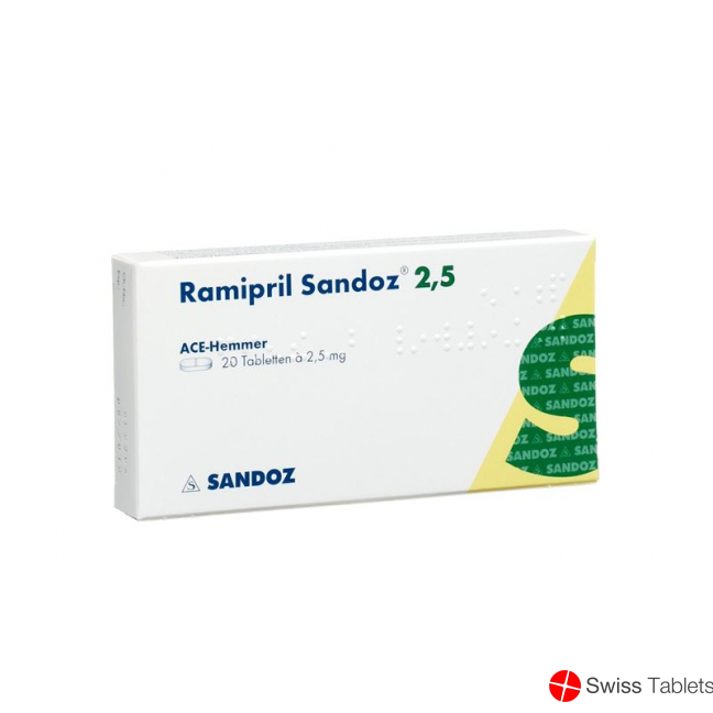Ramipril Sandoz Tabletten 2.5mg 20 Stück buy online
