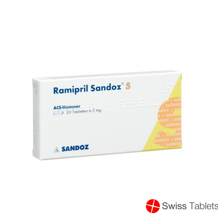 Ramipril Sandoz Tabletten 5mg 20 Stück buy online
