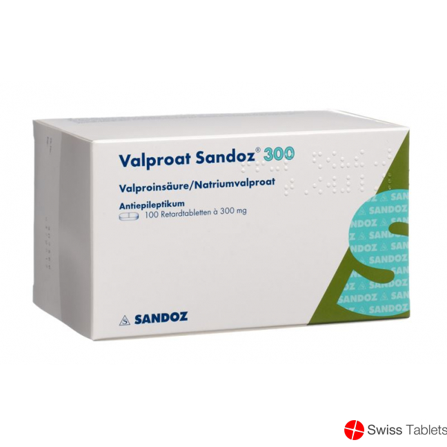 Valproat Sandoz Retard Tabletten 300mg 100 Stück buy online