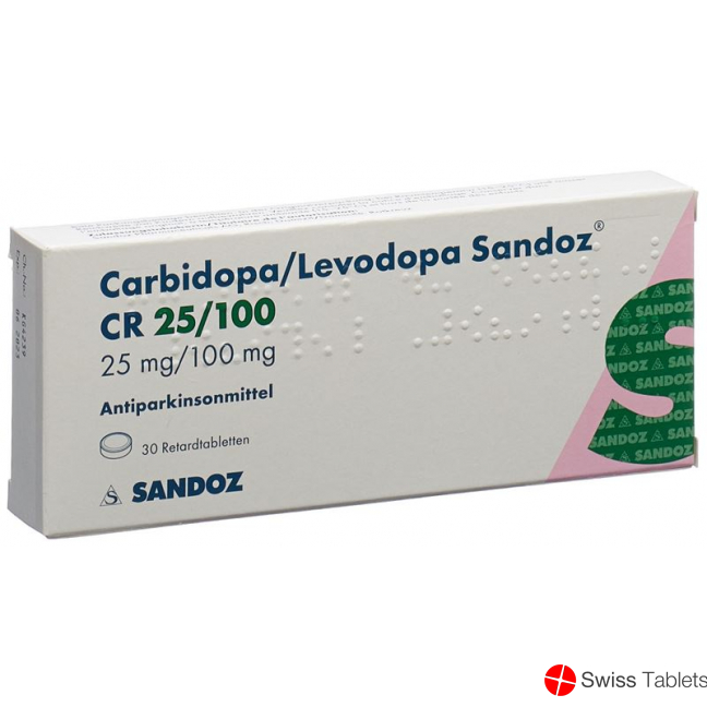 Carbidopa/levodopa Sandoz Cr Tabletten 25/100mg 30 Stück buy online