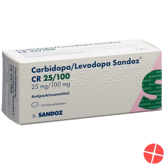 Carbidopa/levodopa Sandoz Cr Tabletten 25/100mg 100 Stück