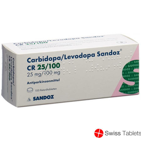 Carbidopa/levodopa Sandoz Cr Tabletten 25/100mg 100 Stück buy online