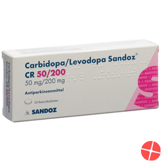Carbidopa/levodopa Sandoz Cr Tabletten 50/200mg 30 Stück