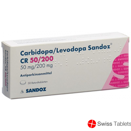Carbidopa/levodopa Sandoz Cr Tabletten 50/200mg 30 Stück buy online
