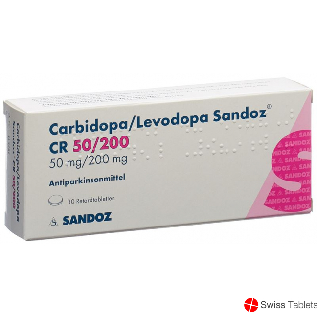Carbidopa/levodopa Sandoz Cr Tabletten 50/200mg 30 Stück buy online
