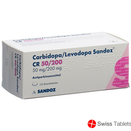 Carbidopa/levodopa Sandoz Cr Tabletten 50/200mg 100 Stück buy online