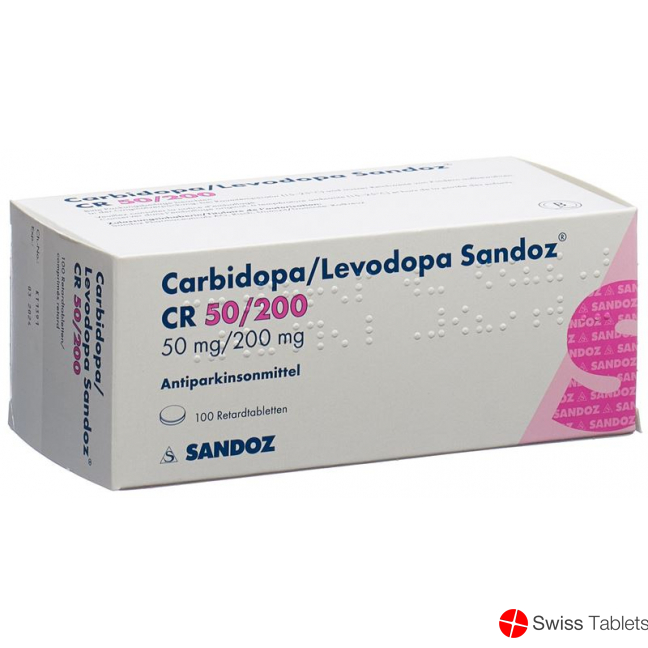 Carbidopa/levodopa Sandoz Cr Tabletten 50/200mg 100 Stück buy online