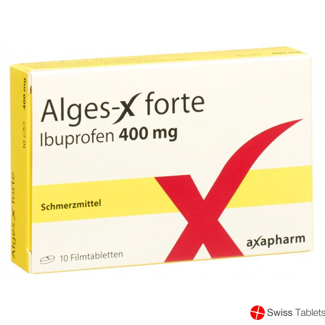 Alges-x Forte 400mg 10 Filmtabletten buy online