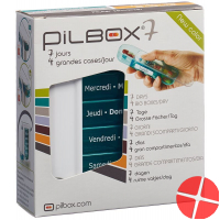 Pilbox 7 Medikamentenspender D/f 7 Tage