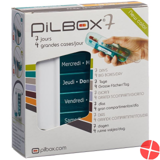 Pilbox 7 Medikamentenspender D/f 7 Tage