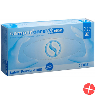 Sempercare Edit Handschuhe XL Latex Ungepudert 90 Stück