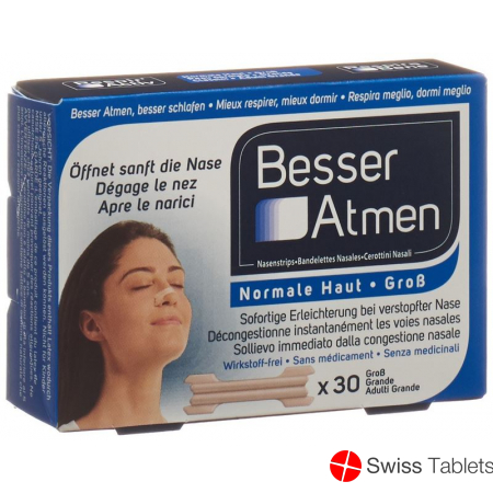 Besser Atmen Nose Strips, 30 pieces Large Size buy online