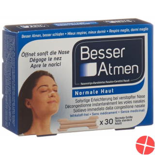 Besser Atmen Nose Strips Beige Normal 30 pieces