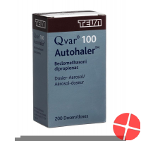 Qvar 100 Autohaler Dosieraeros 0.1mg 200 Dos