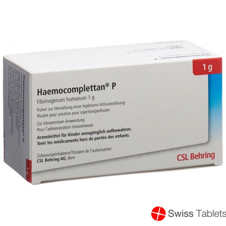 Haemocomplettan P Trockensubstanz 1g i.v. Flasche buy online