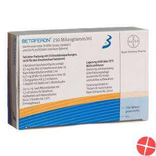 Betaferon Trockensubstanz C Solv Fertigspritzen 15 Stück