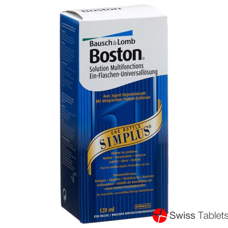 Boston Simplus Ein-Flaschen-Universallösung 120ml buy online