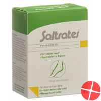 Saltrates 20 g 10 bags foot bath salt