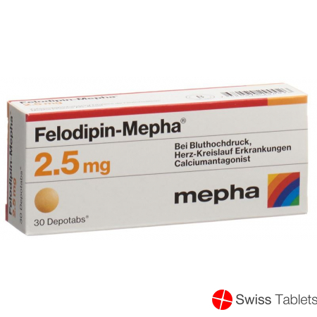 Felodipin Mepha Depotabs 2.5mg 30 Stück buy online