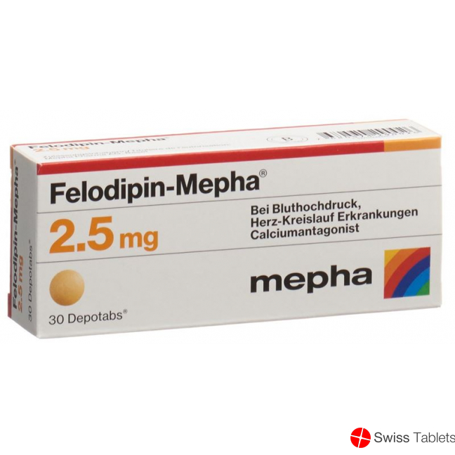 Felodipin Mepha Depotabs 2.5mg 30 Stück buy online