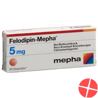 Felodipin Mepha Depotabs 5mg 20 Stück